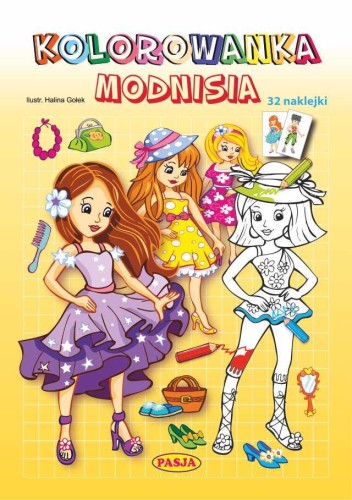 Kolorowanka modnisia, Halina Gołek