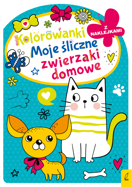 Moje śliczne zwierzaki domowe. Kolorowanka z...