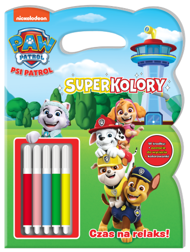 Czas na relaks. Psi Patrol. SuperKolory