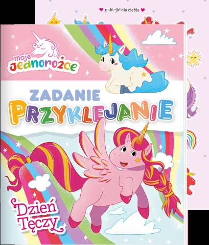 Dzień tęczy. Moje Jednorożce. Zadanie Przyklejanie