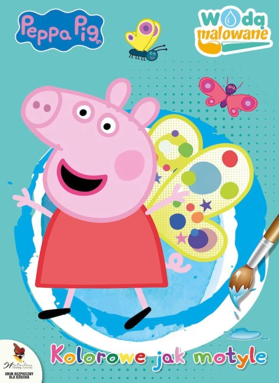 Kolorowe jak motyle. Świnka Peppa. Wodą...