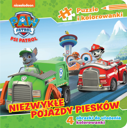 Niezwykłe pojazdy piesków. Puzzle i...