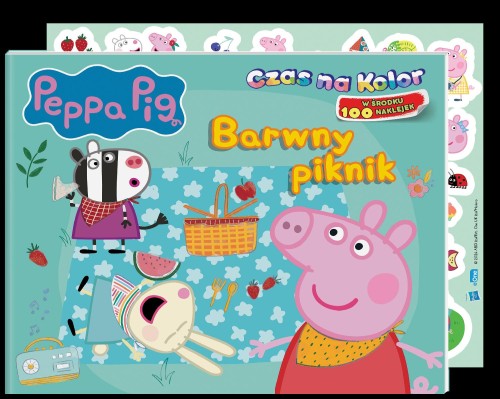 Barwny piknik. Świnka Peppa. Czas na kolor