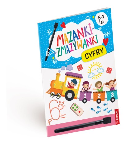 Cyfry. Mazanki-zmazywanki, Anna Borchard