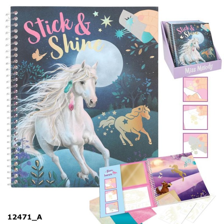 Kolorowanka Stick and Shine Miss Melody 12471A