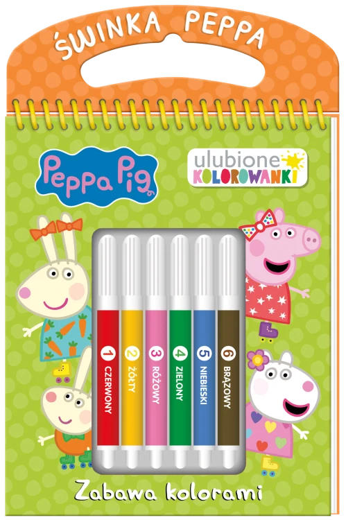 Zabawa kolorami. Świnka Peppa. Ulubione...