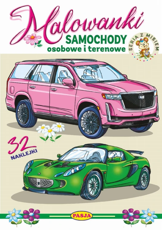 Samochody osobowe i terenowe. Malowanki. Seria...