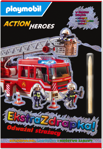 Odważni strażacy. Playmobil Action Heroes....
