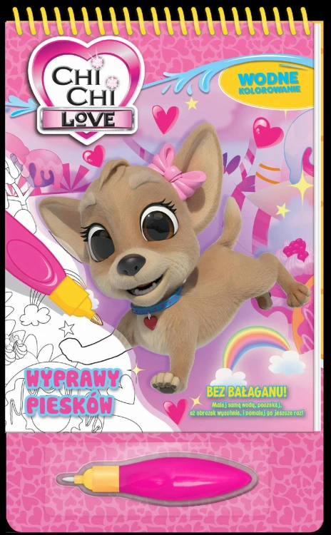 Wyprawy piesków. Chi Chi Love. Wodne kolorowanie