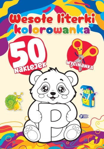 Wesołe literki. Kolorowanka, Opracowanie zbiorowe