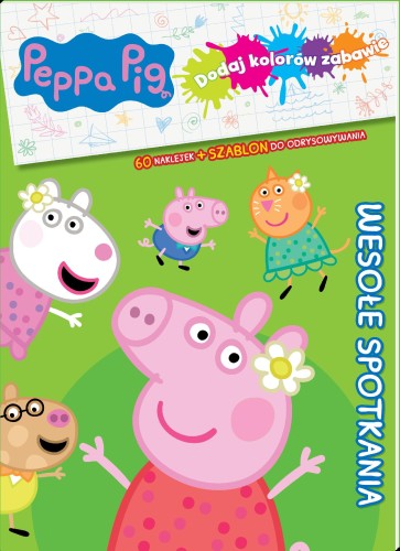 Kolorowe przygody. Świnka Peppa. Dodaj kolorów...