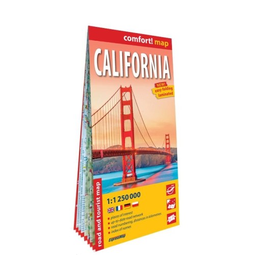 California road and tourist map 1:1 250 000...