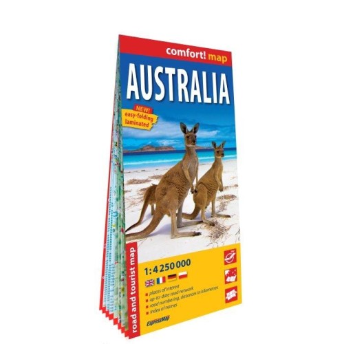 Australia road and tourist map 1:4 250 000...