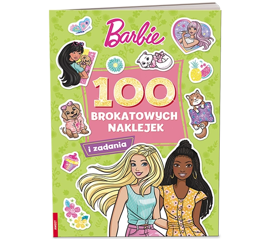 Barbie 100 brokatowych naklejek NB-1101