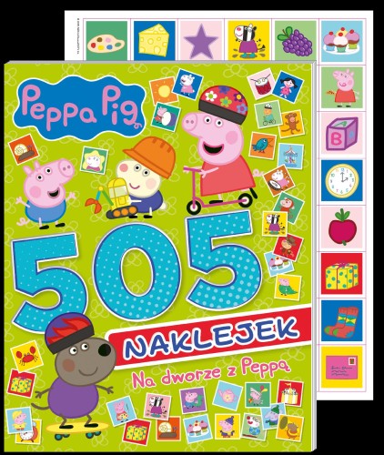 Na dworze z Peppą. Świnka Peppa. 505 naklejek