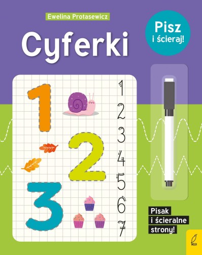 Cyferki. Pisz i ścieraj!, Ewelina Protasewicz