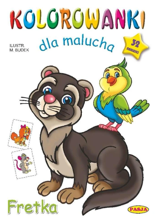 Fretka kolorowanki dla malucha, Mariola Budek