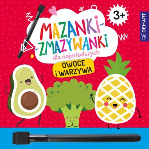 Mazanki-zmazywanki dla najmłodszych. Owoce i...