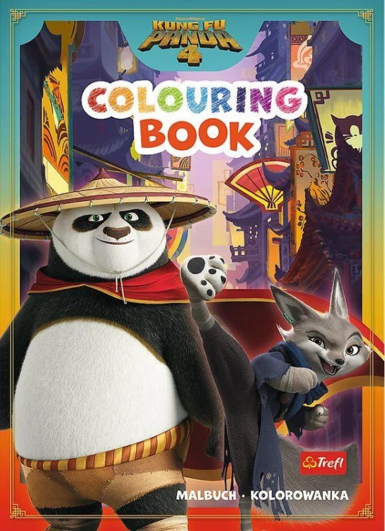 Kung Fu Panda. Kolorowanka. Malbuch. Colouring...