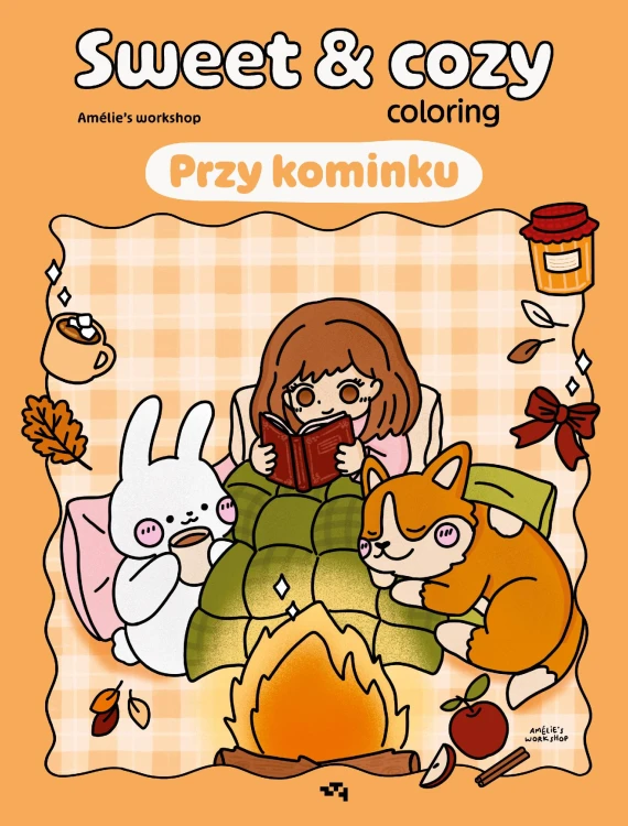 Przy kominku. Sweet & cozy coloring. Relacja...