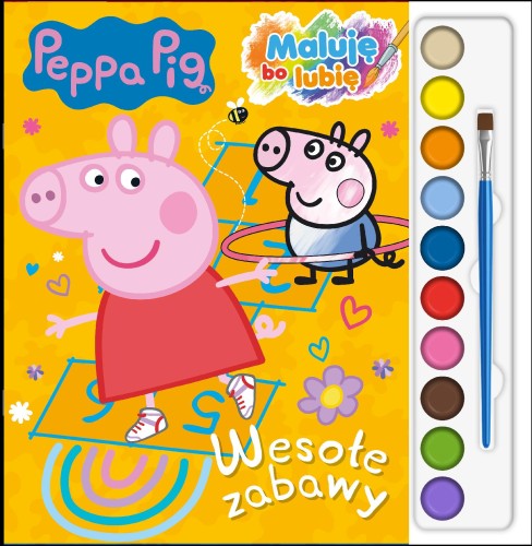 Wesołe zabawy. Świnka Peppa.  Maluję, bo lubię