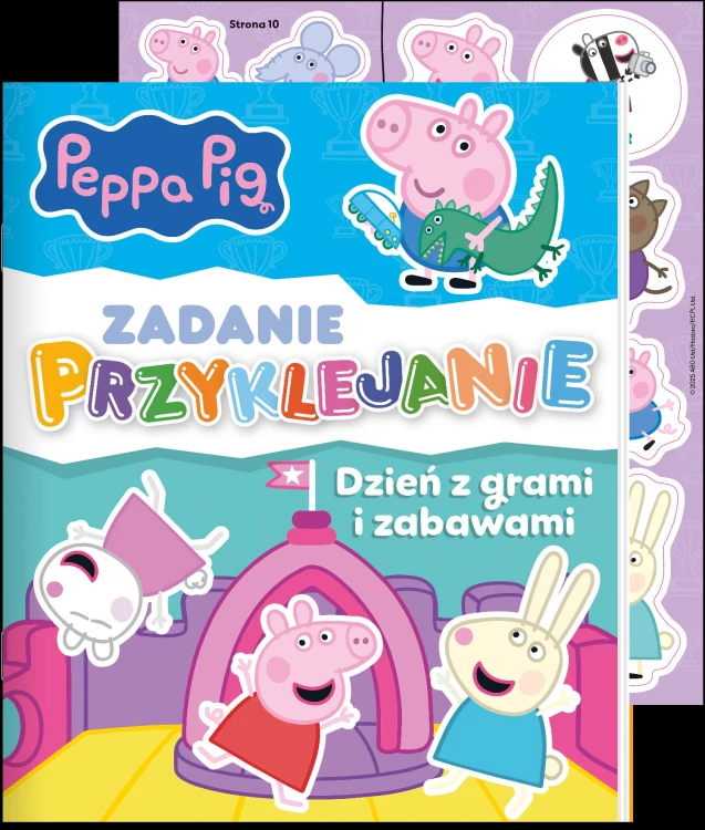 Dzień z grami i zabawami. Świnka Peppa....
