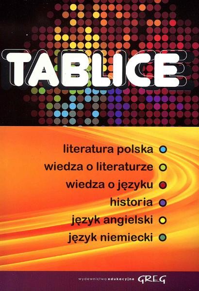 Tablice literatura Polska wiedza o literaturze...