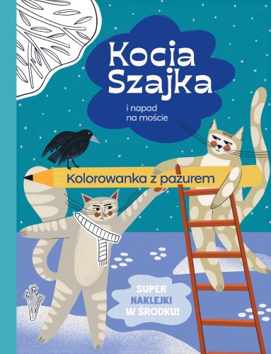 Kocia Szajka i napad na moście. Kolorowanka z...