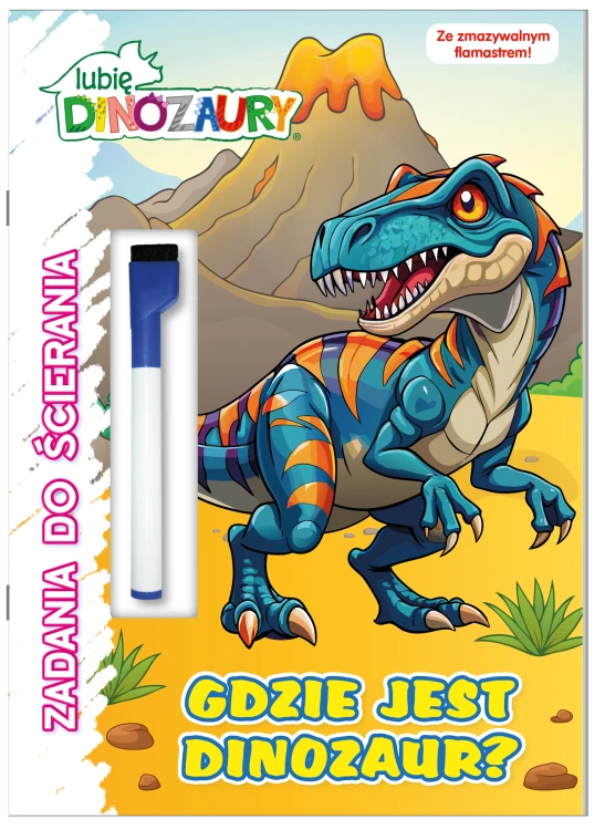 Gdzie jest dinozaur? Lubię Dinozaury. Zadania...