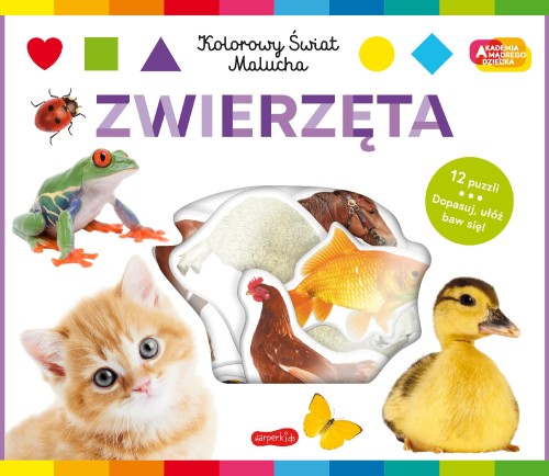 Zwierzęta. Akademia mądrego dziecka. Kolorowy...