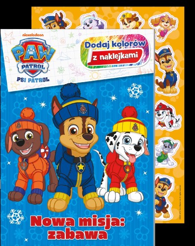 Nowa misja: zabawa. Psi Patrol. Dodaj Kolorów...