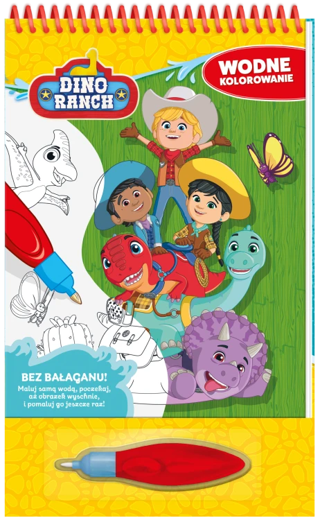 Dino Ranch. Wodne kolorowanie