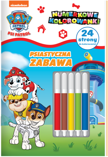 Psiastyczna zabawa. Psi Patrol. Numerkowe...