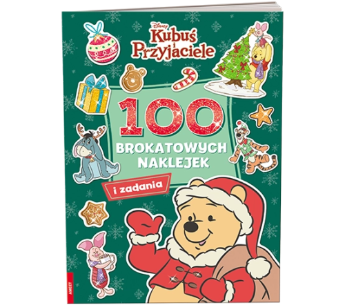 Kubuś i przyjaciele 100 brokatowych naklejek...