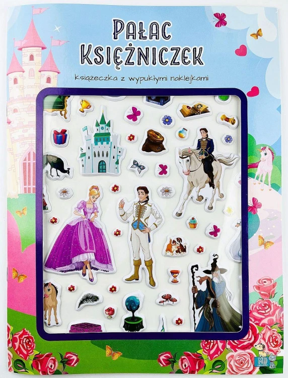 Pałac księżniczek. Książeczka z wypukłymi...