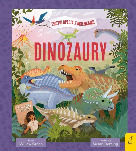 Encyklopedia z okienkami. Dinozaury....
