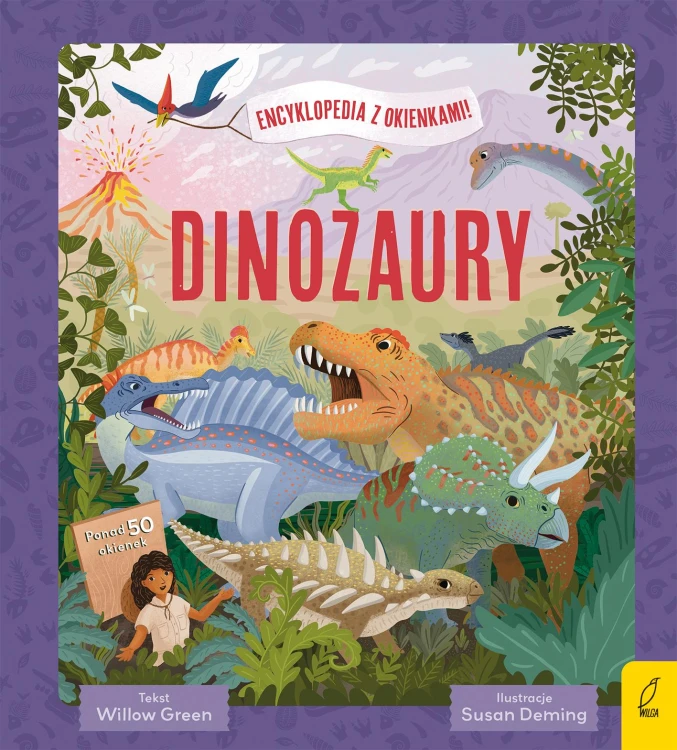 Encyklopedia z okienkami. Dinozaury....