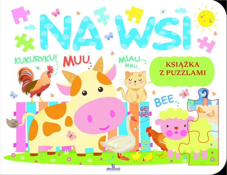 Na wsi. Książka z puzzlami, Jarek Żukowski