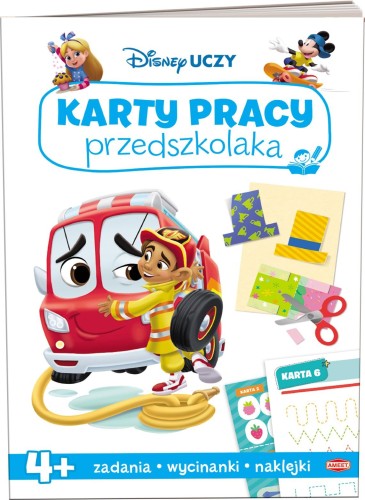 Disney uczy Karty pracy przedszkolaka 4-latki...