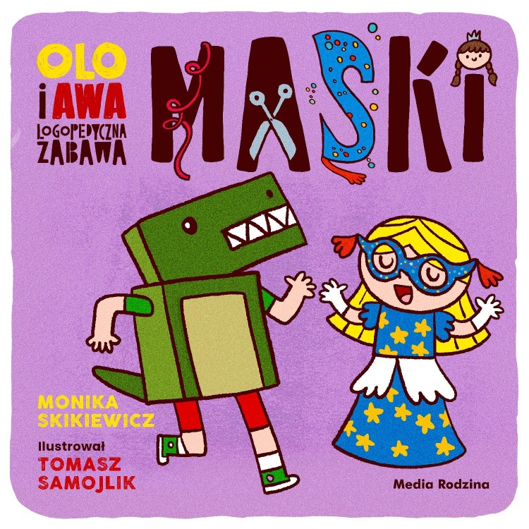 Maski. Olo i Awa Logopedyczna zabawa