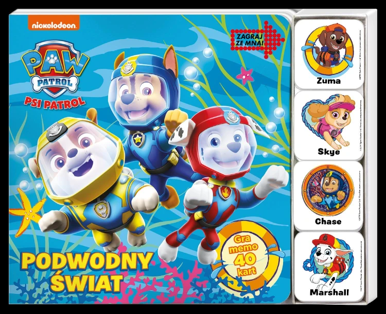 Podwodny świat. Zagraj Ze Mną. Psi Patrol