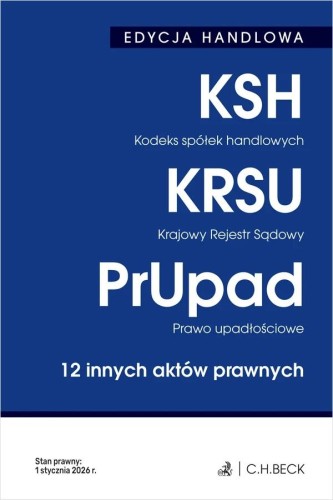 EDYCJA HANDLOWA. Kodeks spółek handlowych....