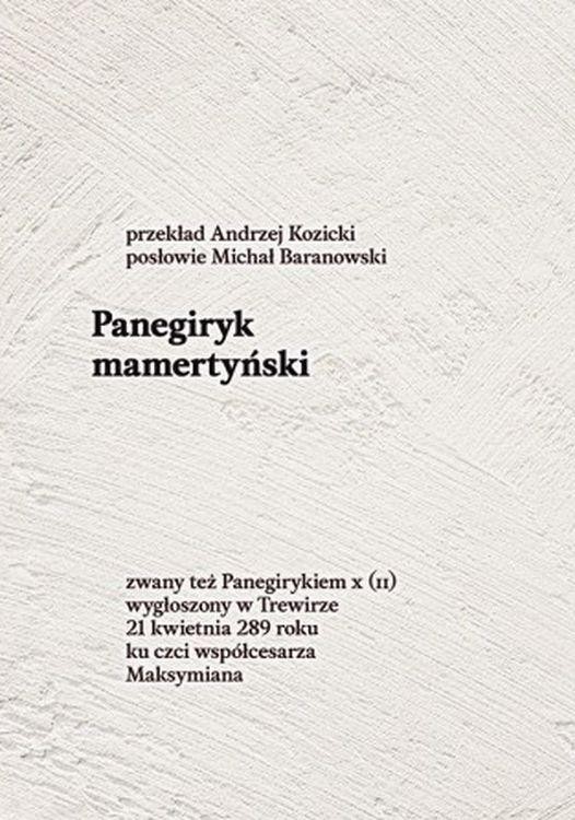 Panegiryk mamertyński, Mamertyn Senior