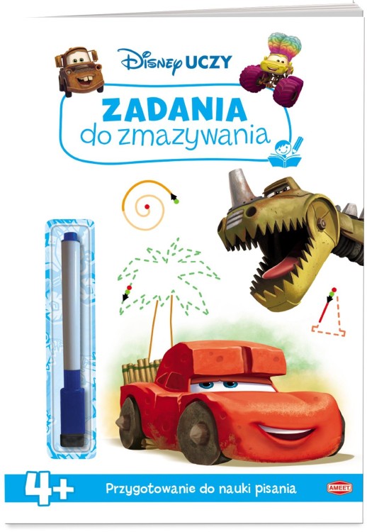 Disney Auta w trasie Zadania do zmazywania...