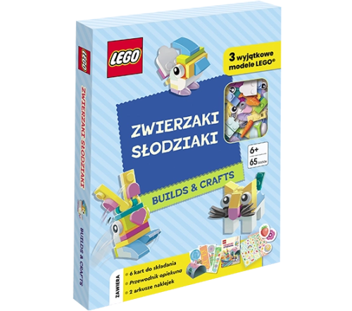 LEGO Books Build & Fold Crafts Zwierzaki...