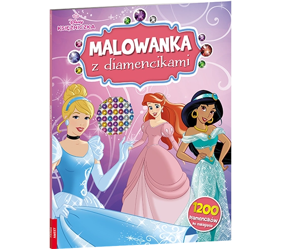 Disney Księżniczka Malowanka z diamencikami...