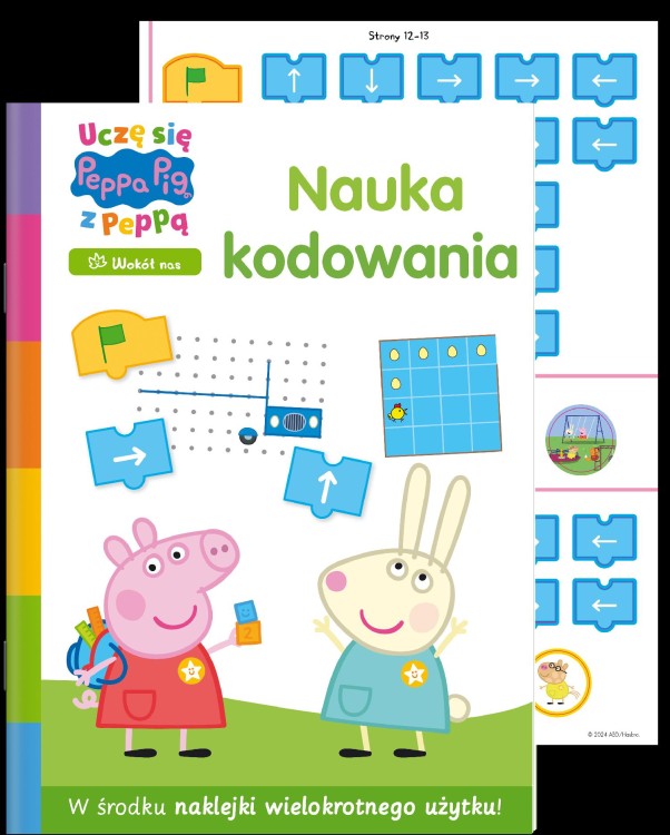Nauka kodowania. Świnka Peppa. Uczę się z Peppą