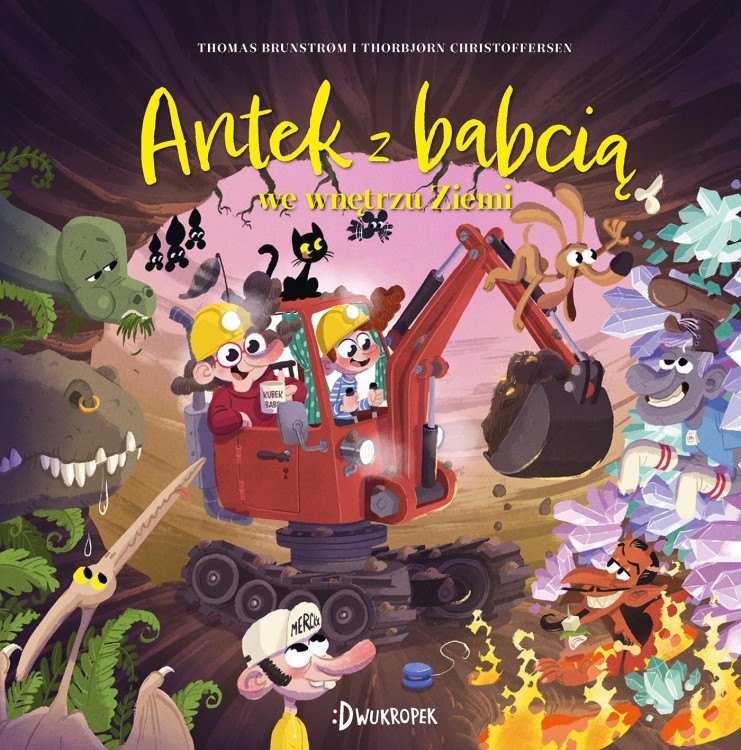 Antek z babcią we wnętrzu Ziemi. Antek i...