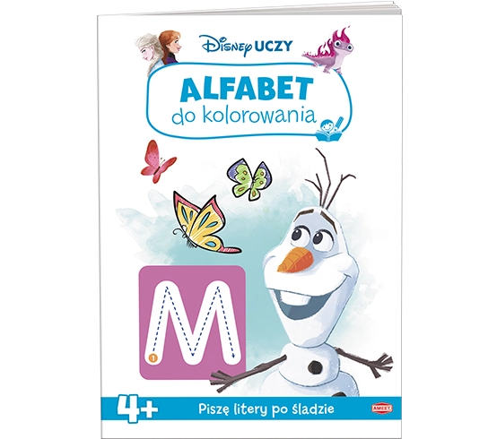 Disney uczy Kraina lodu Alfabet do kolorowania...