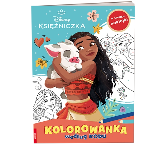 Disney Księżniczka Kolorowanka według kodu...
